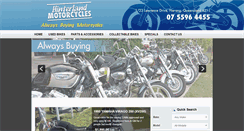 Desktop Screenshot of hinterlandmotorcycles.com.au